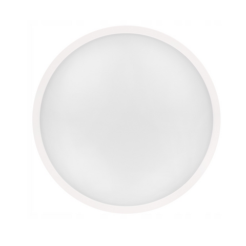 plafoniera slim alba Ø305mm cu soclu e27 si senzor miscare