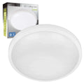 plafoniera alba slim rotunda 2xe27 pentru baie