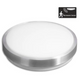 Spot plafon LED rotund argintiu cu senzor de mișcare reglabil