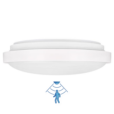 plafoniera inteligenta alba cu senzor miscare dip 18w 4000k
