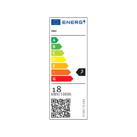 Plafonieră LED cu senzor reglabil timp și lumină, clasa energetica
