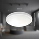 plafoniera slim Ø300mm led 22w midas cu senzor coridor