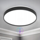 plafoniera rezistenta ip44 neagra 24w cu senzor reglabil
