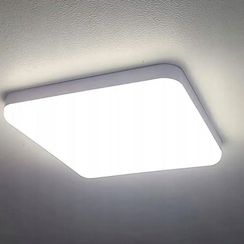 Plafonieră LED pătrată 24W cu lumină neutră naturală