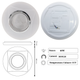 plafoniera moderna led epistar 40w flux luminos 3600lm