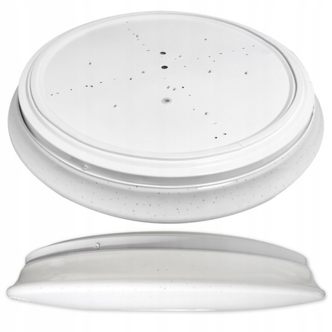 Plafoniera led rotunda lumina RGB+CCT, control telecomanda sau telefon
