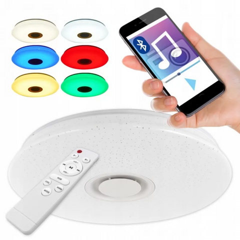 Plafonieră LED 48W cu lumină rece, caldă și neutră reglabilă