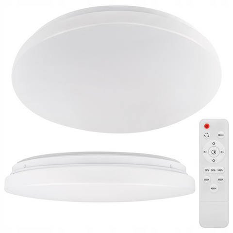 Plafonieră LED Ø390 mm pentru băi, bucătării și holuri