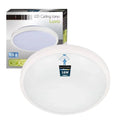 plafoniera led alba luvo 18w rotunda cu senzor 4000k ip44
