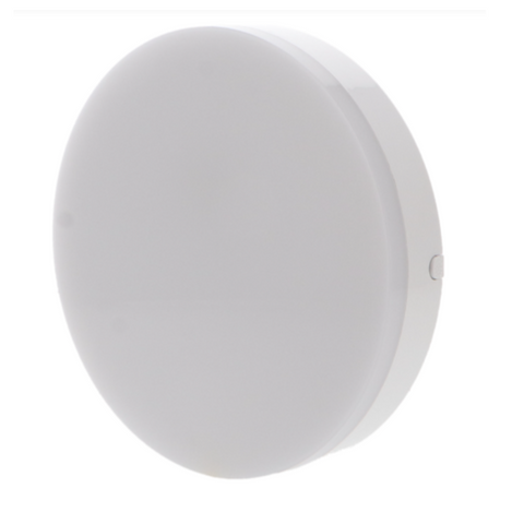plafoniera alba rotunda cu putere selectabila, lumina cct, led-box.ro