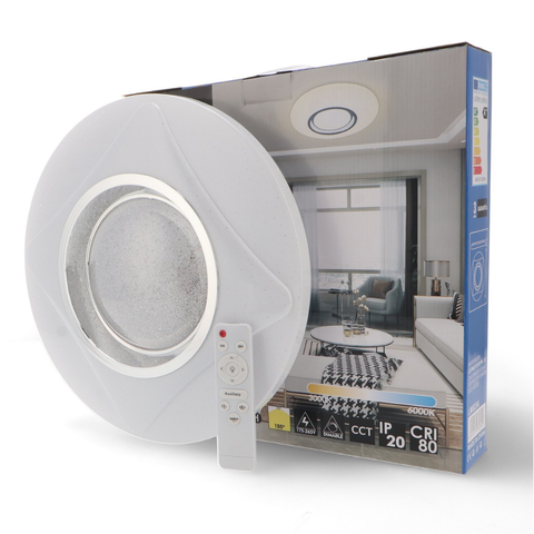 plafoniera led rotunda 40w cu lumina reglabila