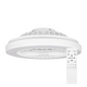 Plafoniera LED KLEO 36W+15W rotundă cu ventilator și lumină 4000K
