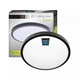 Plafonieră LED rotundă Luvo 12W Ø255mm neagră IP44 pentru baie