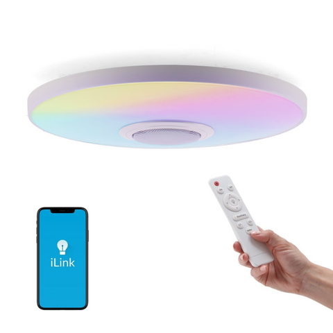 Plafonieră LED Magic 25W RGB+CCT cu difuzor Bluetooth