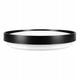 Design modern plafonieră LED FILO 24W rotundă, finisaj negru
