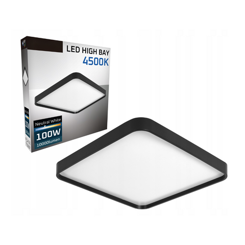 Design minimalist plafonieră LED pătrată FILO 36W alb neutru
