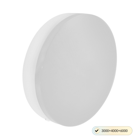 plafoniera cu led cct, alba, rezistenta la apa, led-box.ro