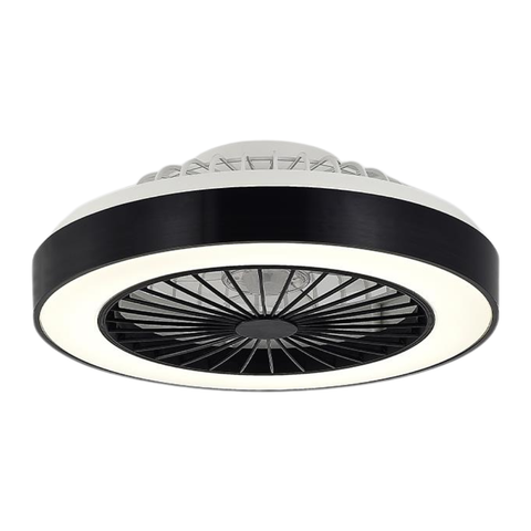 Plafonieră LED cu ventilator integrat alb Ø490 mm