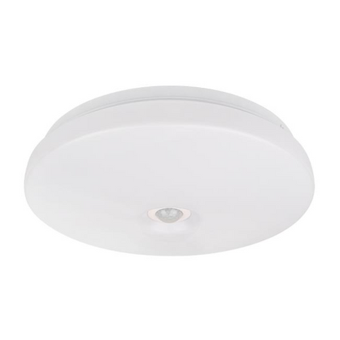 plafoniera moderna mevo alba 2xe27 cu senzor miscare