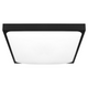 plafoniera decorativa neagra slim 2xe27 cu senzor automat