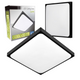 plafoniera compacta neagra luvo 2xe27 design modern