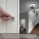 plafoniera moderna neagra 18w 4000k cu senzor de miscare
