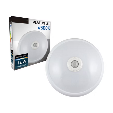 plafoniera interior tehnica 12w alb neutru 4000k