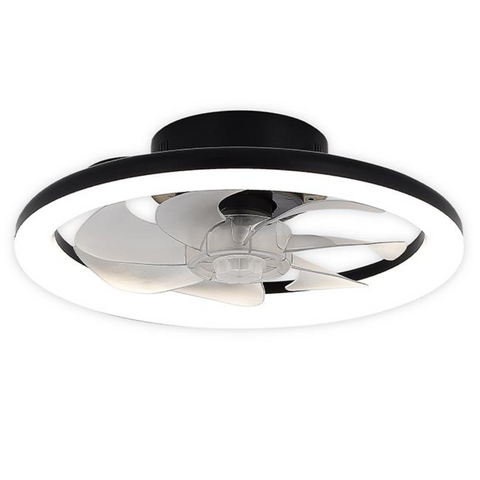 Plafoniera cu ventilator, control prin aplicatie, led-box.ro