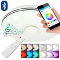 plafoniera led smart nevada 72w rgbw cct cu difuzor bluetooth
