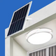 plafoniera solara, plafoniera led cu incarcare solara, plafoniera cu panou solar, iluminat solar, lampa solara, lampa cu incarcare solara, plafoniera led solara 120w, plafoniera solara cu senzor, led-box.ro
