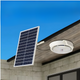 plafoniera solara, plafoniera led cu incarcare solara, plafoniera cu panou solar, iluminat solar, lampa solara, lampa cu incarcare solara, plafoniera led solara 120w, plafoniera solara cu senzor, led-box.ro