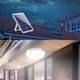 plafoniera solara, plafoniera led cu incarcare solara, plafoniera cu panou solar, iluminat solar, lampa solara, lampa cu incarcare solara, plafoniera led solara 120w, plafoniera solara cu senzor, led-box.ro