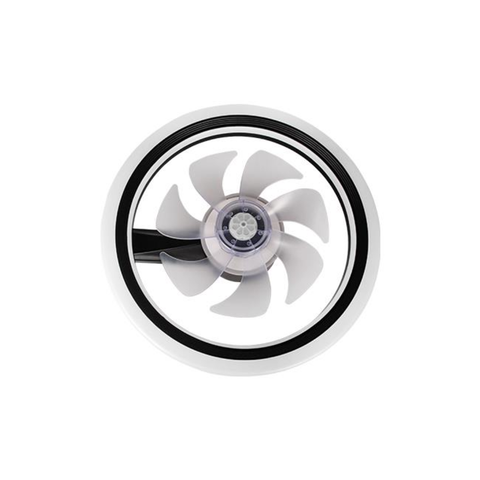 plafoniera led cu ventilator integrat, carcasa neagra