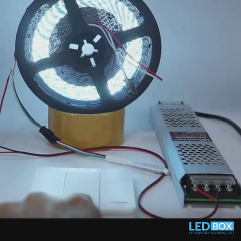 Kit Banda LED WS2811 Magic 24V 10M lungime , include controler si sursa alimentare