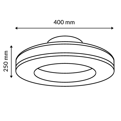 Ventilator tavan LED cu motor DC silențios și telecomandă