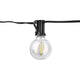 Becuri LED filament E12 G40 cu lumină alb cald pentru ghirlandă decorativă