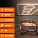 Sistem modular LED Hexagon design fagure pentru iluminat industrial
