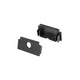 Profil aluminiu GK 20mm ansamblu complet cu capace terminale negre