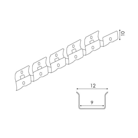 Profil Flexibil din Aluminiu 9x10 mm pentru Neon Flex sau Profil din Silicon - led-box.ro
