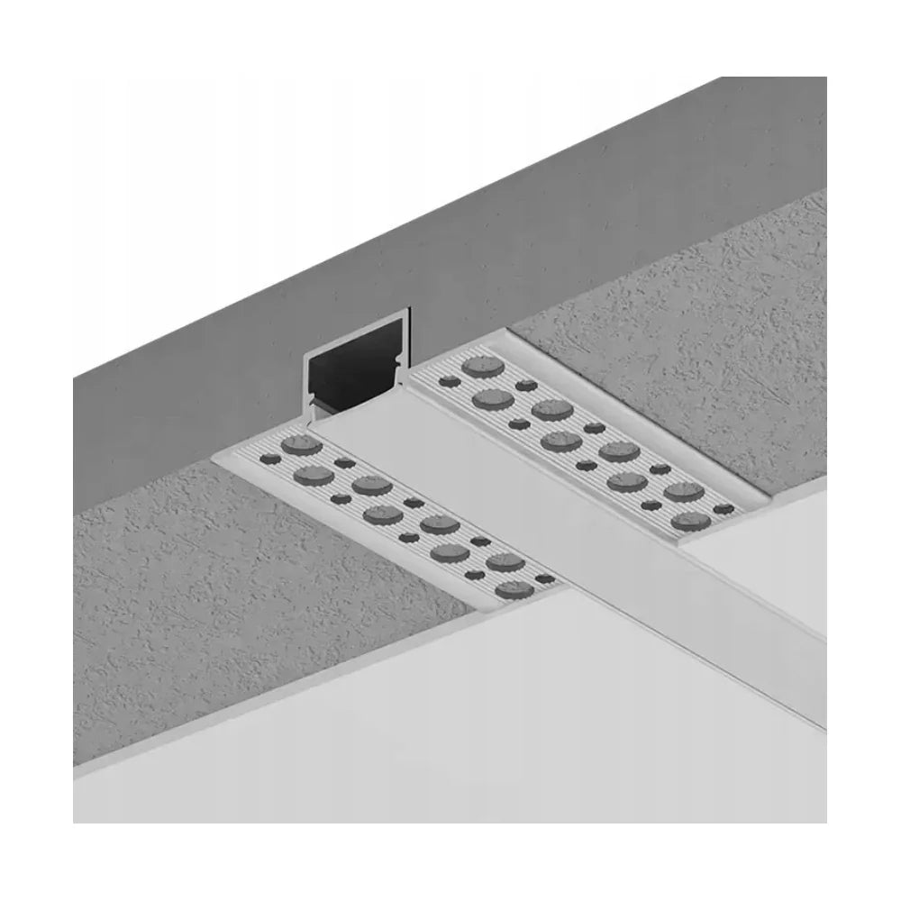 Profil aluminiu rigips 20mm/2m, montaj incastrat | led-box.ro