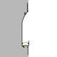 Profil LED arhitectural Cue, aluminiu, 135 x 18.9 mm, 2 m, alb - led-box.ro
