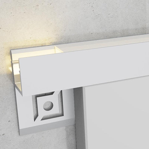 Profil LED arhitectural Def, aluminiu, 12 x 33 mm, lungime 2 m - led-box.ro