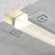 Profil LED arhitectural incastrabil Feat, aluminiu, 14 x 61 mm, 2 m - led-box.ro