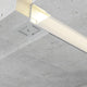 Profil LED arhitectural incastrabil Gilg, aluminiu, 10.9 x 35.5 mm, 2 m - led-box.ro