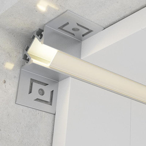 Profil LED arhitectural Pich, aluminiu, 41.3 x 41.3 mm, lungime 2 m - led-box.ro