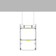 Profil LED Bieg suspendat, din aluminiu, 85 x 50, 2 metri - led-box.ro