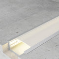profil led aluminiu, profil incastrat banda led, profile aluminiu, profil aluminiu 9.8 x 30.3 mm, profile incastrate, profil aluminiu incastrabil, profil banda led, profil din aluminiu incastrabil, profile de aluminiu Dedeman, profil aluminiu montaj incastrat