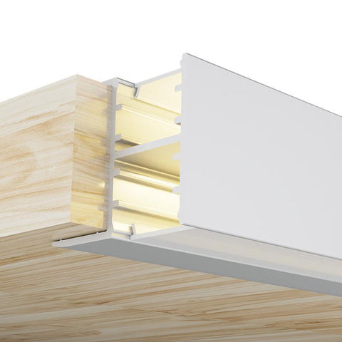 Profil LED Olof, montaj aplicat pe mobilier, aluminiu, 20 x 28 mm, 2 m - led-box.ro