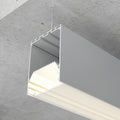 profil aluminiu suspendat, profile suspendate, profile led suspendate, profil banda led suspendat, profil aluminiu dedeman, profil din aluminiu 75x50mm, led-box.ro
