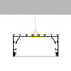 profil aluminiu suspendat, profile suspendate, profile led suspendate, profil banda led suspendat, profil aluminiu dedeman, profil din aluminiu 40x70mm, profil led 4x7cm, led-box.ro